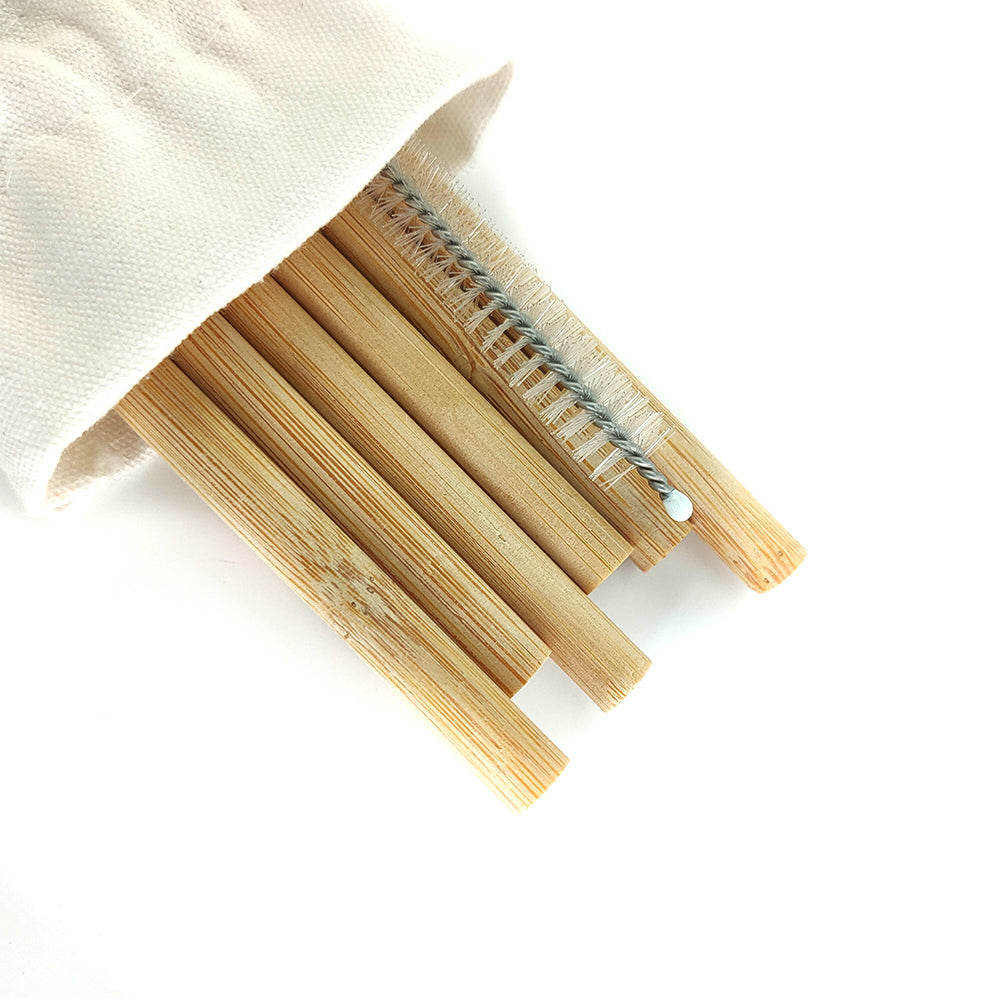 BAMBOO STRAW SET